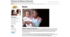 Desktop Screenshot of ethiopiahealth.org